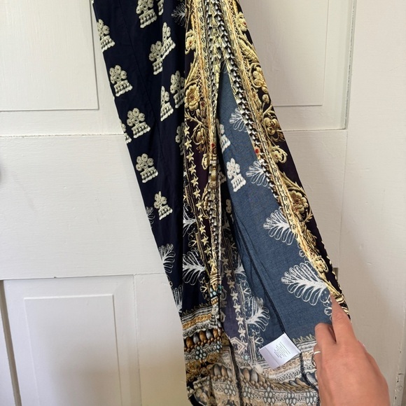 Camilla Long Split Front Twist Dress Its All Over Torero - Picture 9 of 16